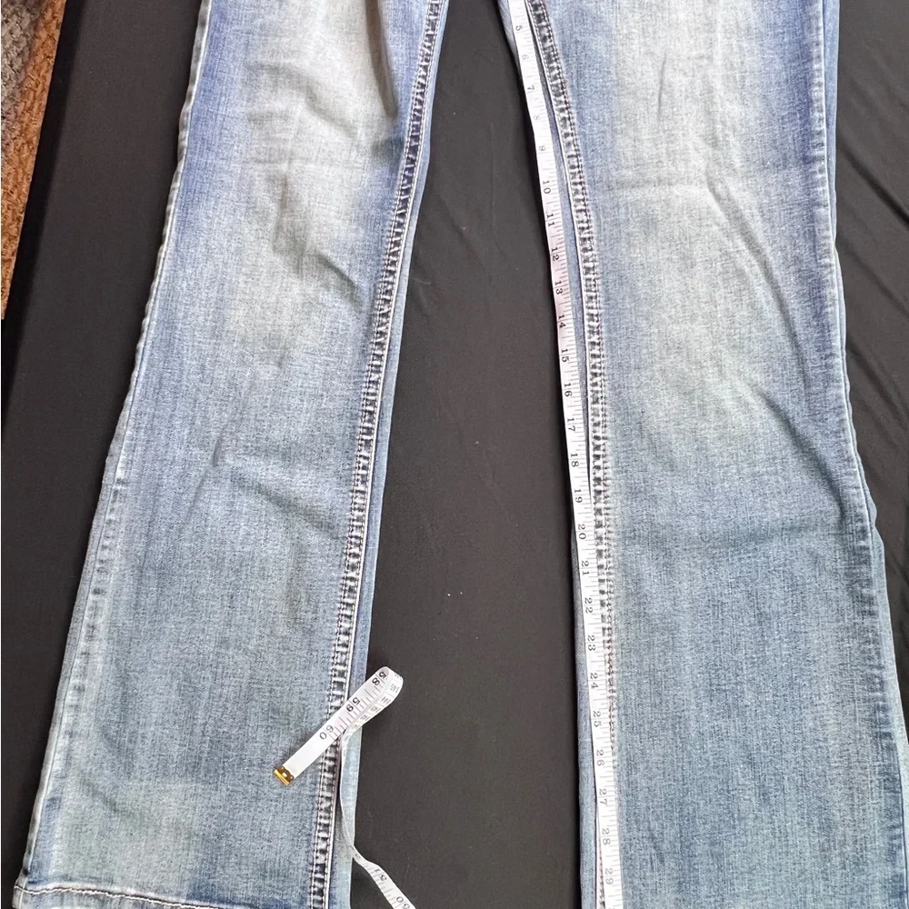 Charme by Grace in LA Jeans Women's Aztec Embroidered Bootcut Stretch‎ 32” x 33”